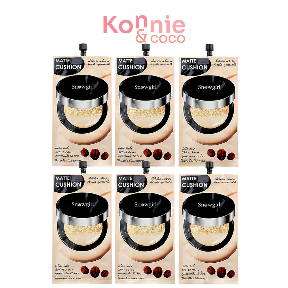 Snowgirl Matte-Cushion to Powder [9g x 6pcs].