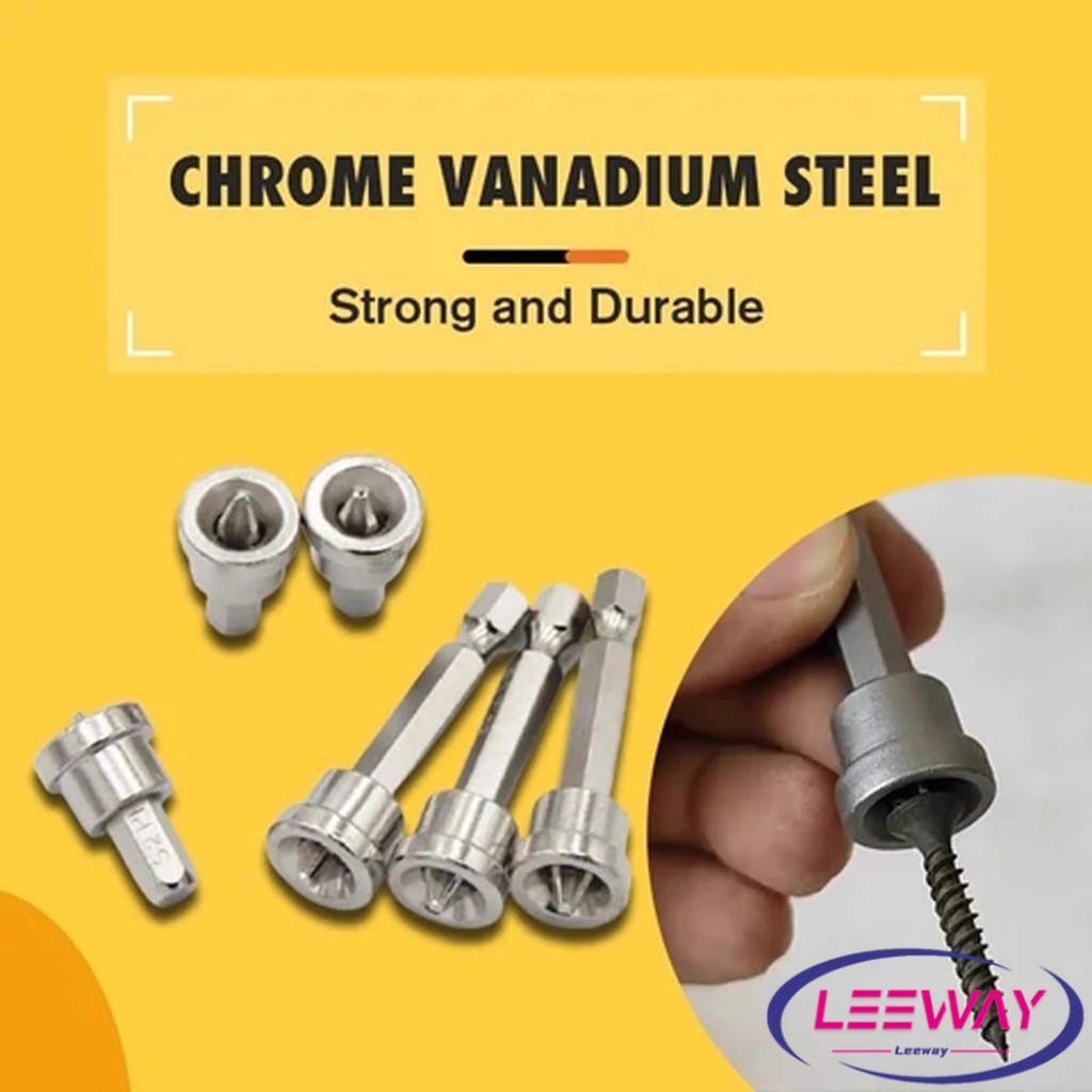 ดอกสว่านไขควงแม่เหล็ก กันลื่น อเนกประสงค์ สําหรับยิปซั่ม จํานวน 5 ชิ้น PH2x25mm PH2x50mm Hardware