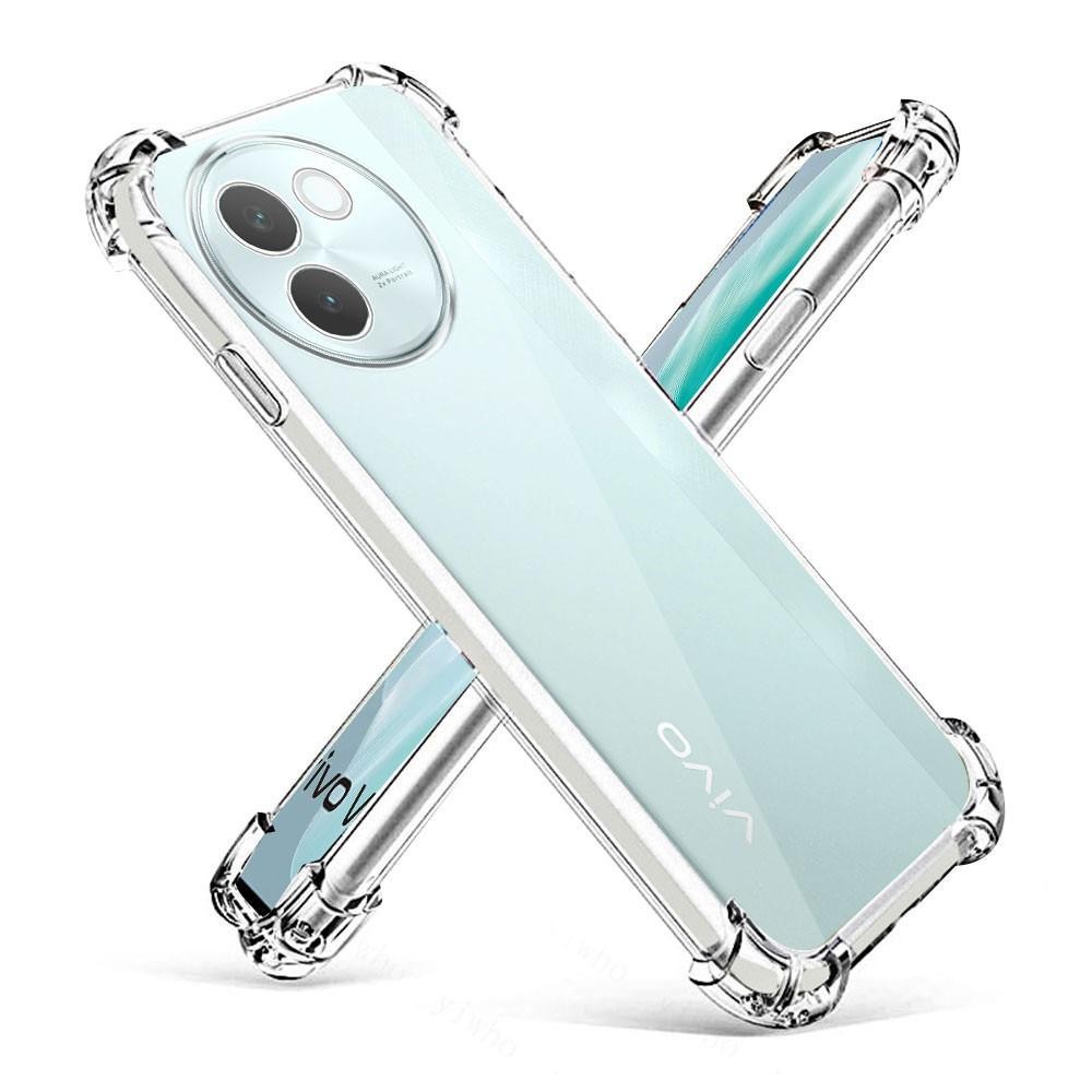 สําหรับ vivo V30E 5G V 30e vivoV30E กันกระแทกซิลิคอนโปร่งใสกรณีถุงลมนิรภัยนุ่มปกหลัง Anti Fall ยืดหยุ่น TPU เคสโทรศัพท์ vivoV30Ecase