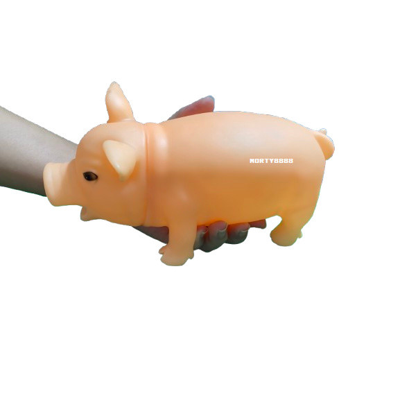 หมูยาง บีบมีเสียง ตุ๊กตาหมูยาง ยางกัด ของเล่น หมูยางบีบ ของเล่น ตุ๊กตาพลาสติกยืดหยุ่น ตัวใหญ่