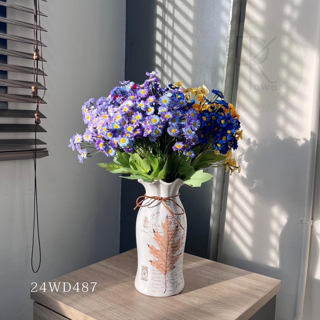 เดซี่ 5 ก้าน 75 ดอก ดอกไม้ประดิษฐ์ พร๊อพถ่ายรูป