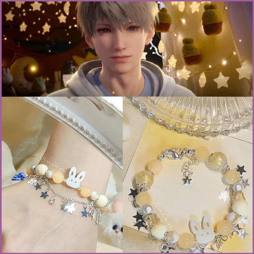 Ellen Love And Deepspace Xavier Rabbit Star Bracelet แฟชั่นอุปกรณ์เสริมอเนกประสงค์สําหรับผู้หญิงสร้อยข้อมือ