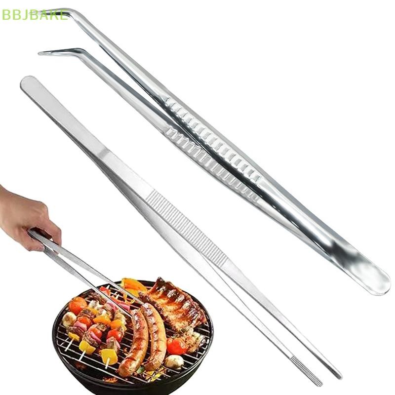 [FSBA] 20/25/30 ซม.แหนบบาร์บีคิวแหนบอาหารอาหารคลิป Gadgets สแตนเลส Churrasco แหนบคลิปบุฟเฟ่ต์เครื่องมือบาร์บีคิว KCB