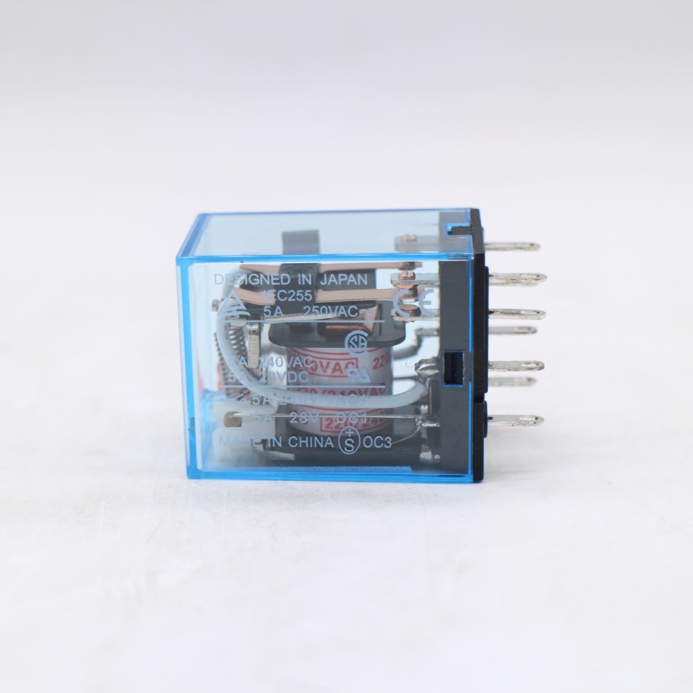 Omron MY2N-J MY2 MY2N รีเลย์ 5A 8-pin DC24V 24V 24VDC โปร่งใสกรณีไม่มีฐาน