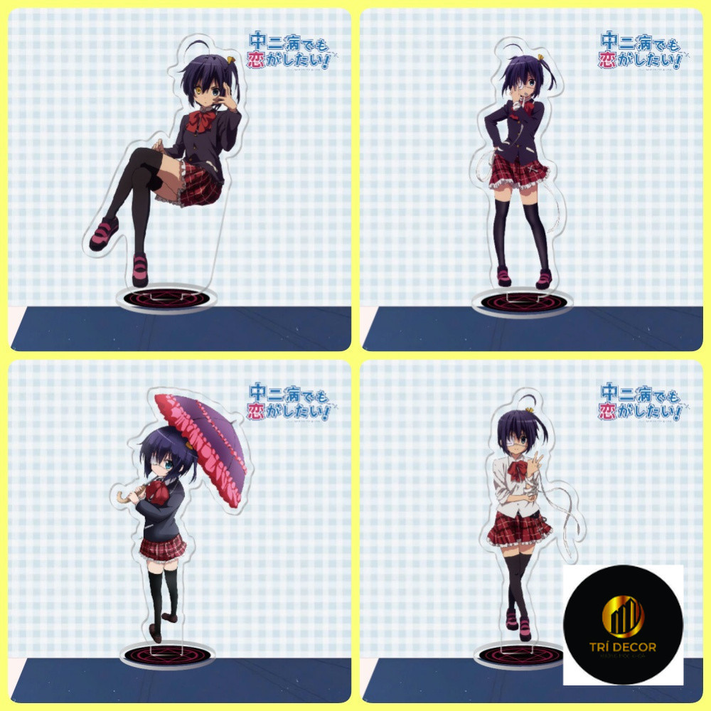 โมเดลสแตนดี้ แม้กระทุ้งนีฮิซัคแต่ยังอยากรัก! Rikka Takanashi อุปกรณ์ตกแต่งโต๊ะทํางานเข้ามุมศึกษา
