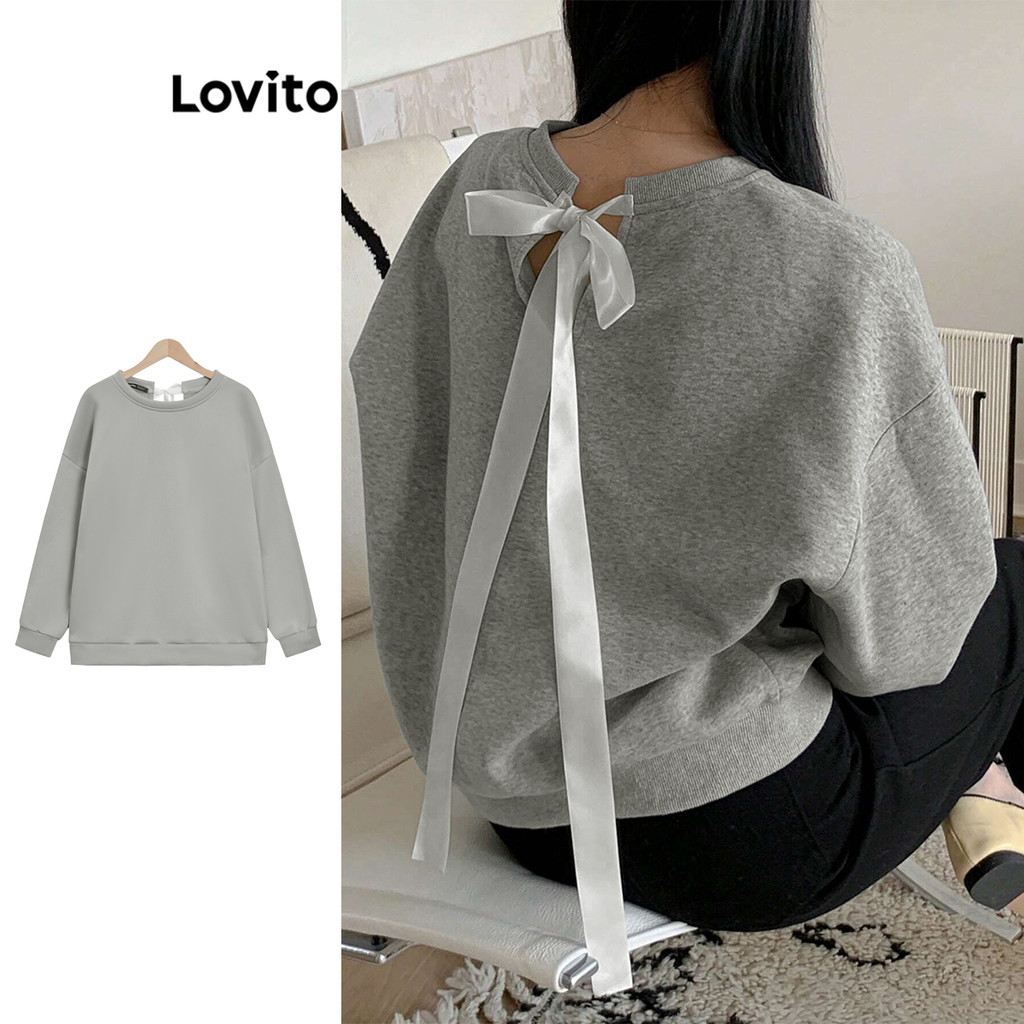 Lovito เสื้อสเวตเตอร์สำหรับผู้หญิง L106AD542