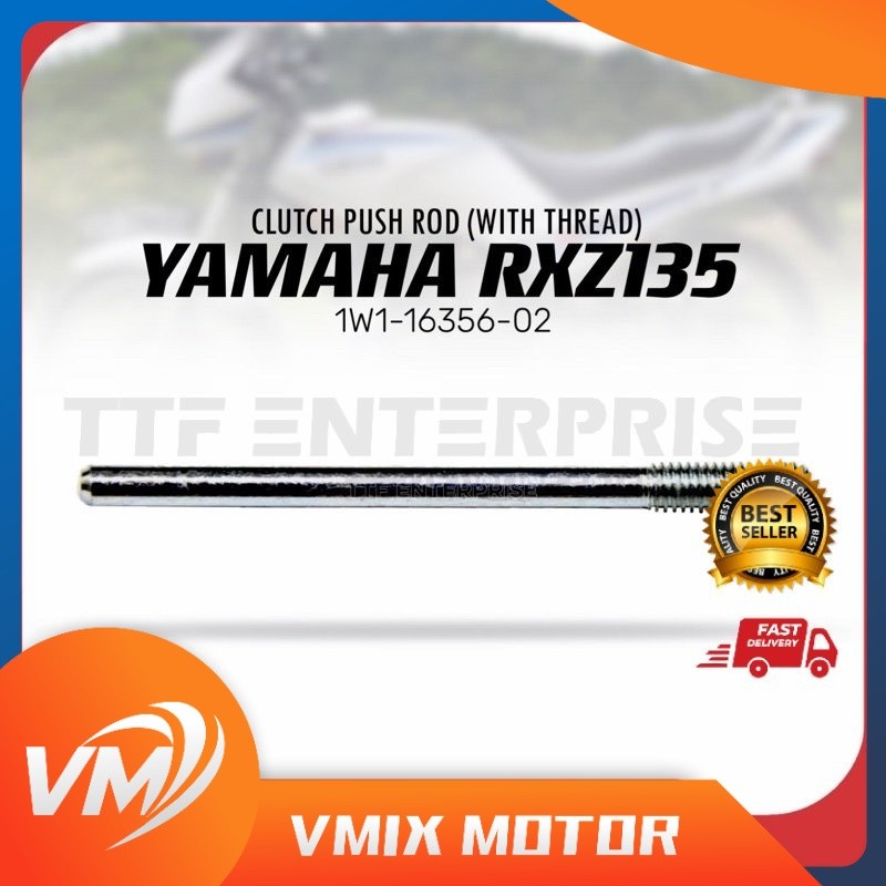 YAMAHA RXZ135 CLUTCH PUSH ROD (ต้องการเสียง) 1W1-16356-02 RXZ 135