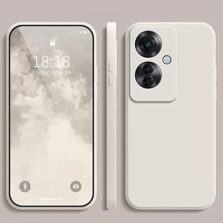 เคส OPPO Reno 11F 5g สีทึบ OPPO Reno11F 5g เคสซิลิโคนป้องกันการตกสีธรรมดาเรียบง่าย YT