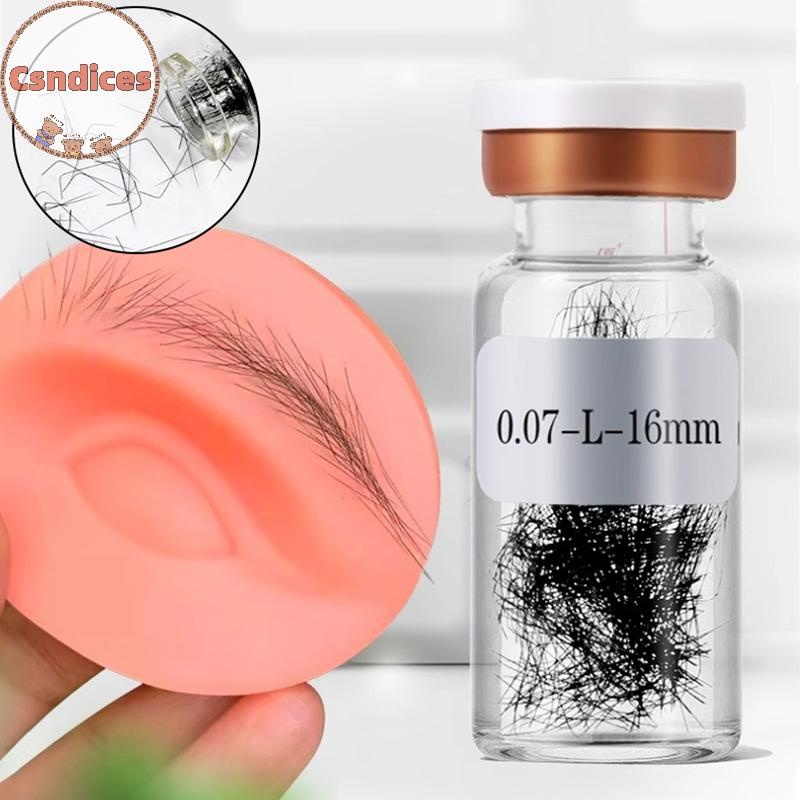 Csndices 3 ชิ้น/เซ็ตซิลิโคน 5D Eyebrow Tattoo Practice ผิวสามเณร Bionic Eyebrow Eyelash Eye แต่งหน้าเครื่องมือความงาม TH