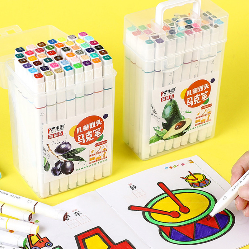 [พร้อมส่ง]🔥ปากกาอะคริลิค กันน้ำ 12/24/36/48สี เขียนได้ทุกพื้นผิว ปากกาเขียนแก้ว /พลาสติก/ไม้/เหล็ก/กระจก