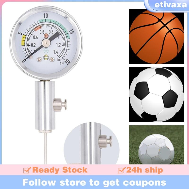 [Etivaxa] เครื่องวัดความดันลูกบอลเครื่องวัดลมที่มีความแม่นยํา Mini Round Dial Utility