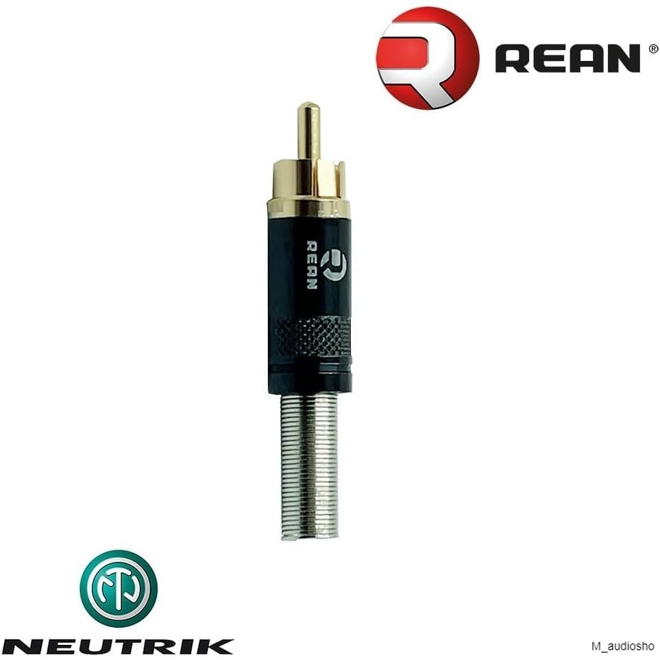 ....หัว RCA Plug REAN NYS366BG (Black) คาดดำครับ....
