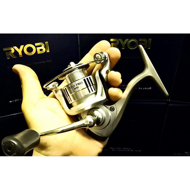 RYOBI TINY PRO รอกตกสปิ๋ว ตกปลาเกล็ด เรียวโอบิ