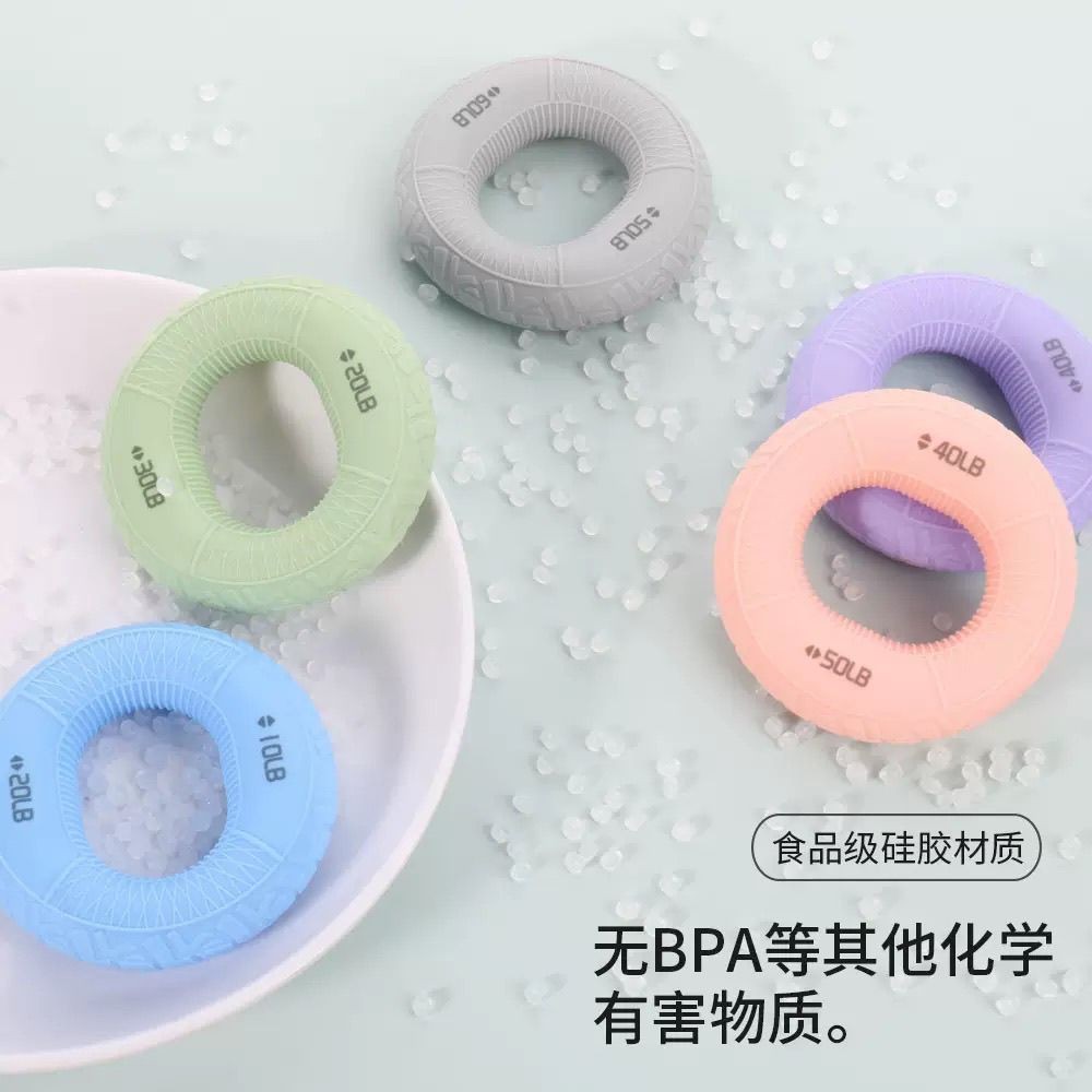 Dual Strength Hand Strength Grip Strength Grip Silicone Grip Strength Ring Strength ความแข็งแรงของข้