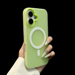 Luxury Candy Matte สําหรับ สําหรับ iPhone 17 Air 16 15 14 13 Pro Max 17Pro Clear 2 IN 1 ฝาครอบ