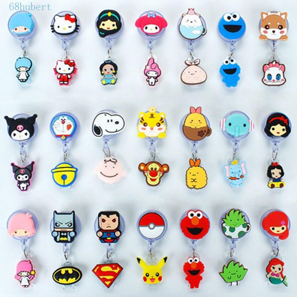 Hubert ที่ใส่บัตร ลายการ์ตูนอนิเมะ แบบยืดหดได้ สําหรับหมอ พยาบาล