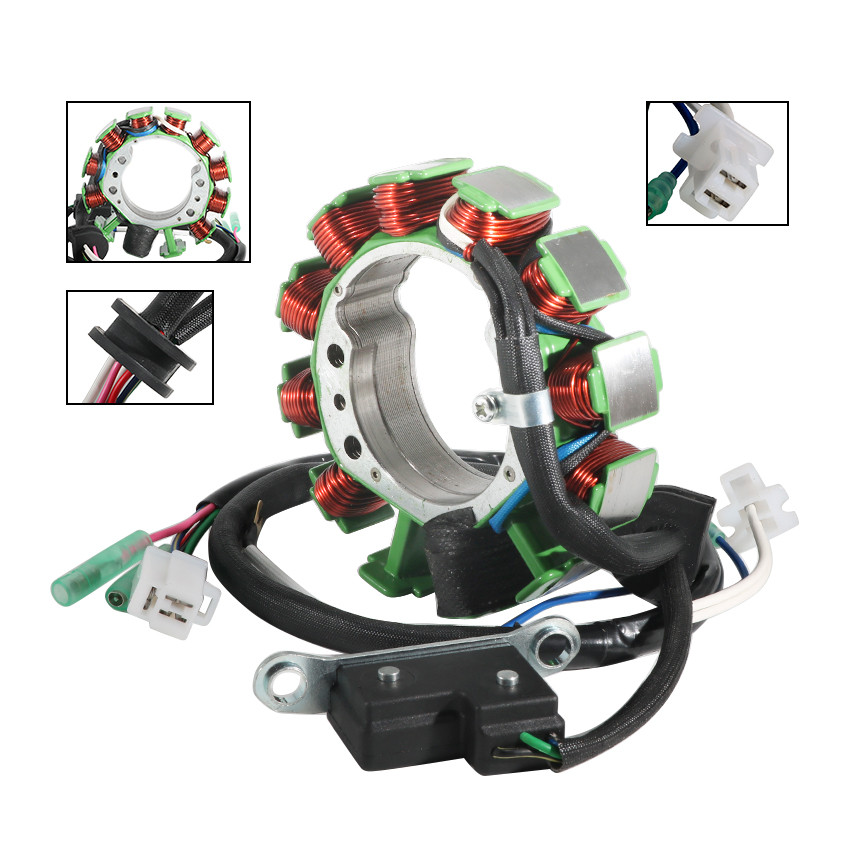 รถจักรยานยนต์จุดระเบิดเครื่องกําเนิดไฟฟ้า Stator Coil สําหรับ Yamaha XT500 XT500T 55A 3BJ1 3BJ2 XT60