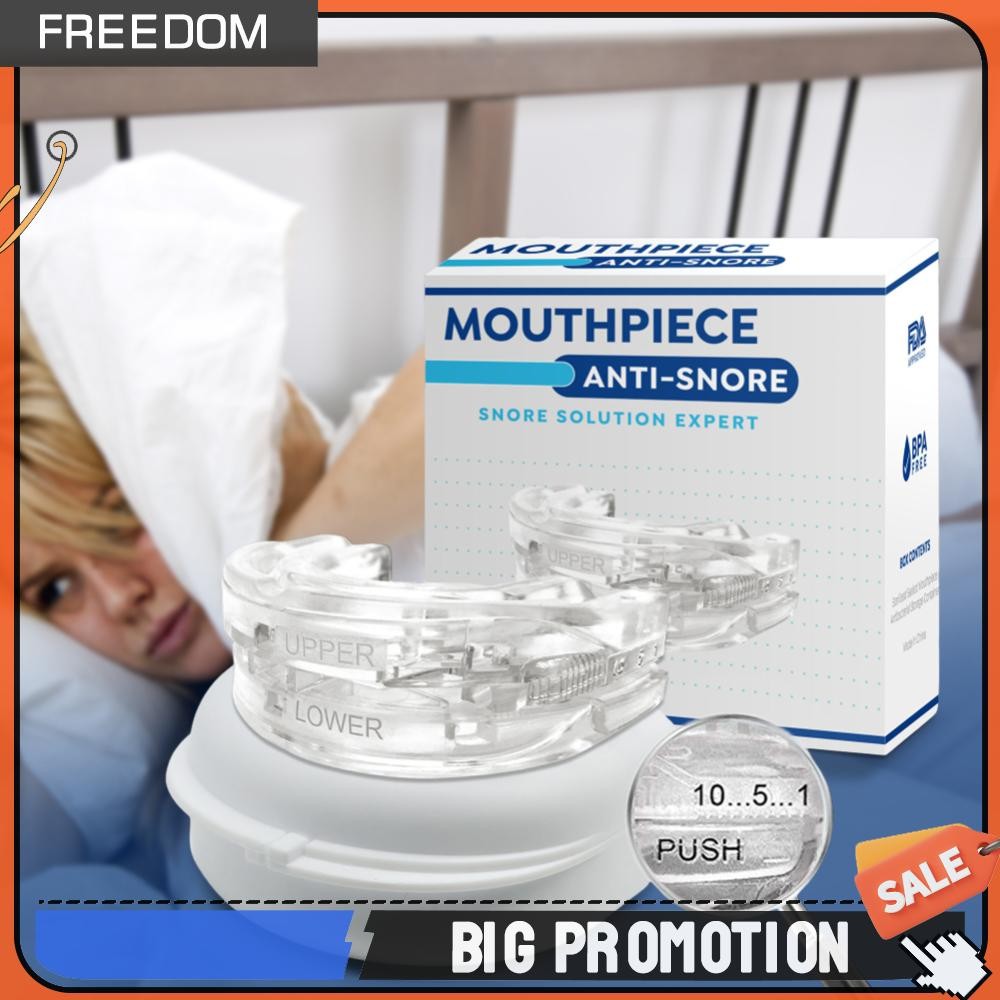 🚚มาถึงพรุ่งนี้🚚 Mouth Guard ป้องกันกรนและฟันสั่น พร้อมกล่องเก็บสำหรับ Bruxism