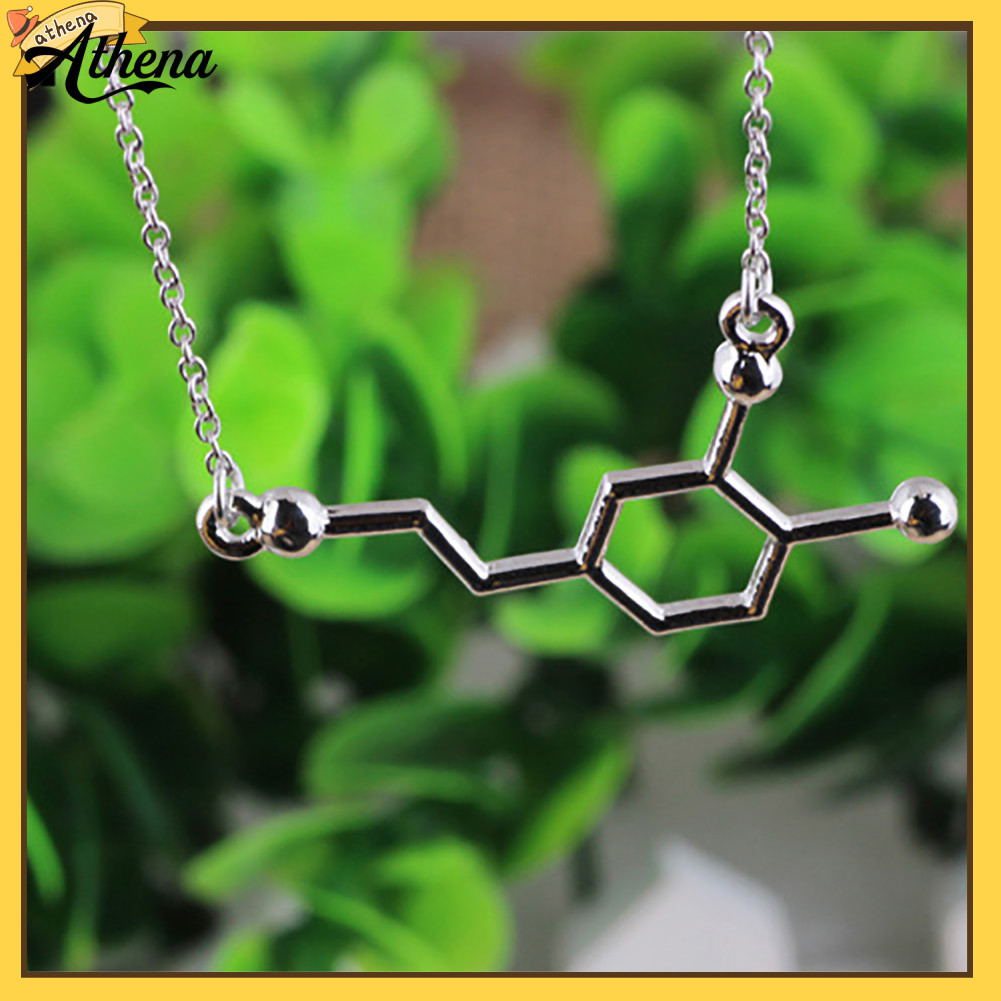 สร้อยคอกำไลจี้โมเลกุล DNA Serotonin Dopamine Acetylcholine