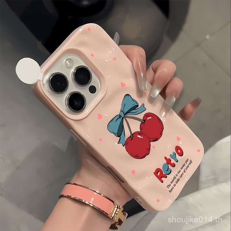 Cherry Love Unicorn Lightning Stone สําหรับ iPhone 15 13 16 12 11 14 12PRO 13PRO 14PROMAX 12PROMAX 1