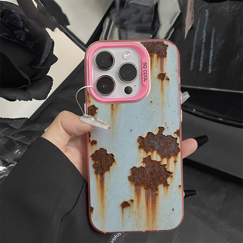 เคส iPhone 13 11 For ไอโฟน 12 14 15 16 Pro MAX 14 15 16 Plus X XR XSMAX 7Plus CASE แกล้งคน สนิม เคสโทรศัพท์แฟชั่นสุดหรู - รูปที่ 5