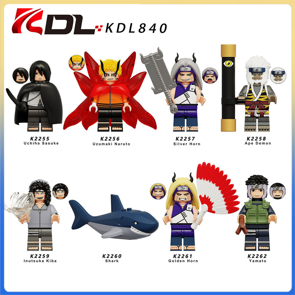 ของเล่นอนุภาคขนาดเล็ก mini ประกอบของเล่นโมเดลฟิกเกอร์ซีรีส์อนิเมะ