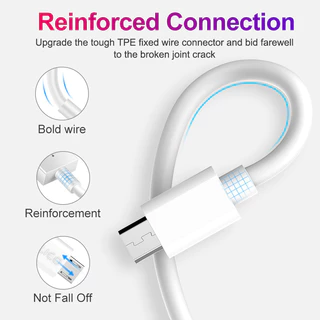 ToKerNew 100% realme ชาร์จ 5A 65W Tpye-C Micro USB VOOC แฟลชชาร์จอย่างรวดเร็วสายข้อมูล Android V8 สำหรับ OPPO A/Galaxy A/1m 1.5m 2m การส่งข้อมูล