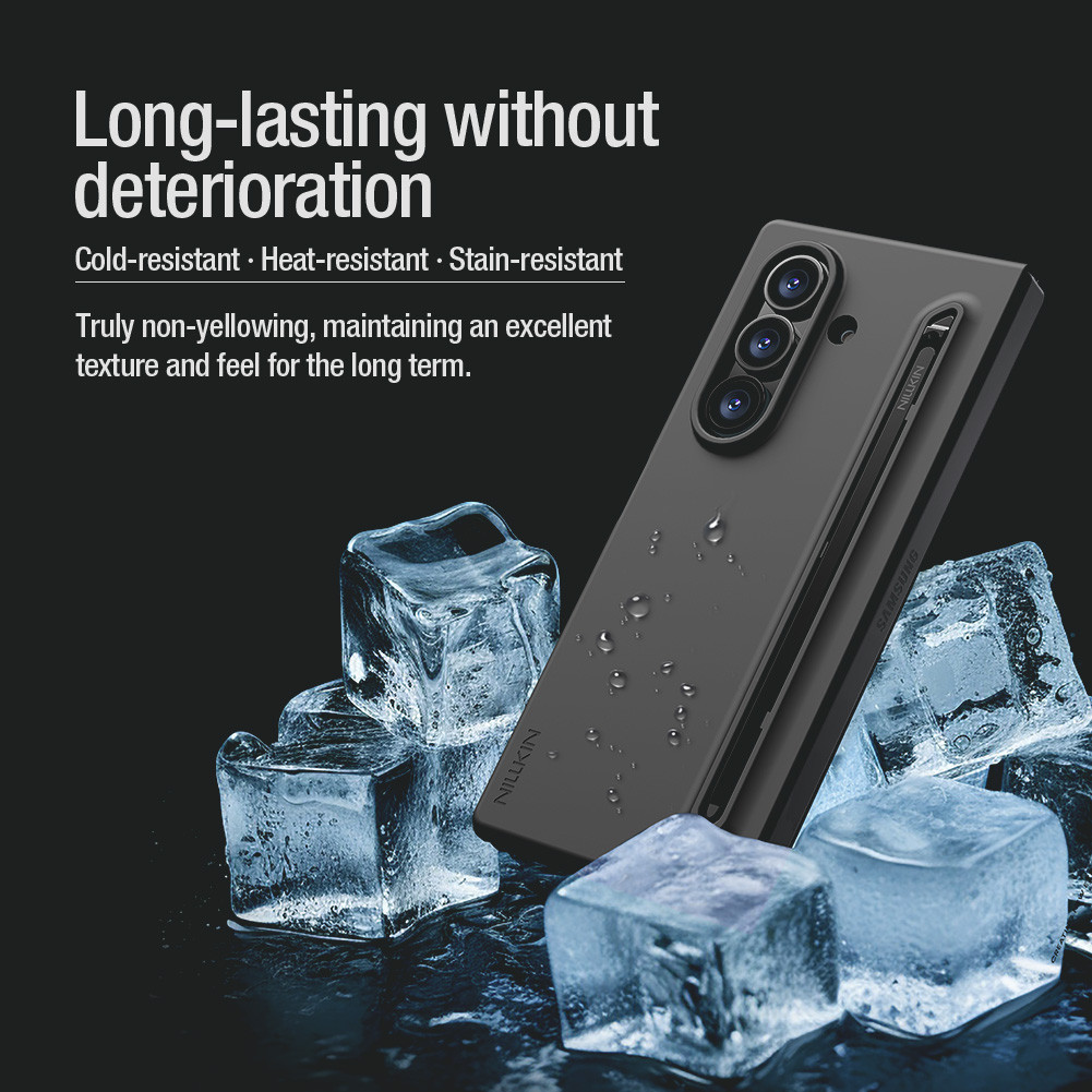 Nillkin Flex Pure Fold Case สําหรับ Samsung Galaxy Z Fold7 / Fold 7 Case พร้อมที่วางปากกา Anti Fall Protective Case (รุ่น S Pen) - รูปที่ 3