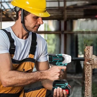 MOKETA บล็อกแบต บล็อกไฟฟ้าไร้สาย บล็อกไฟฟ้าไร้สาย 800N.M 588V สามารถเพิ่มดอกสว่านได้ Brushless Electric Wrench แบต2ก้อน
