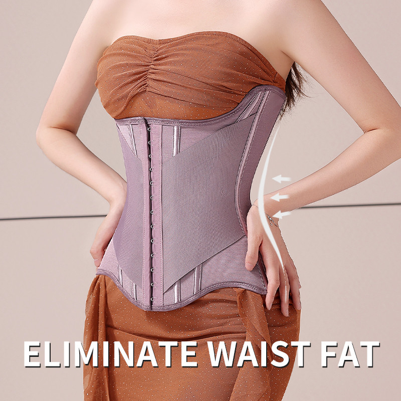 คุณภาพสูง Breathable เอวสูง Double-Layer Retractable Belly ผู้หญิง Shaping เข็มขัด S0329