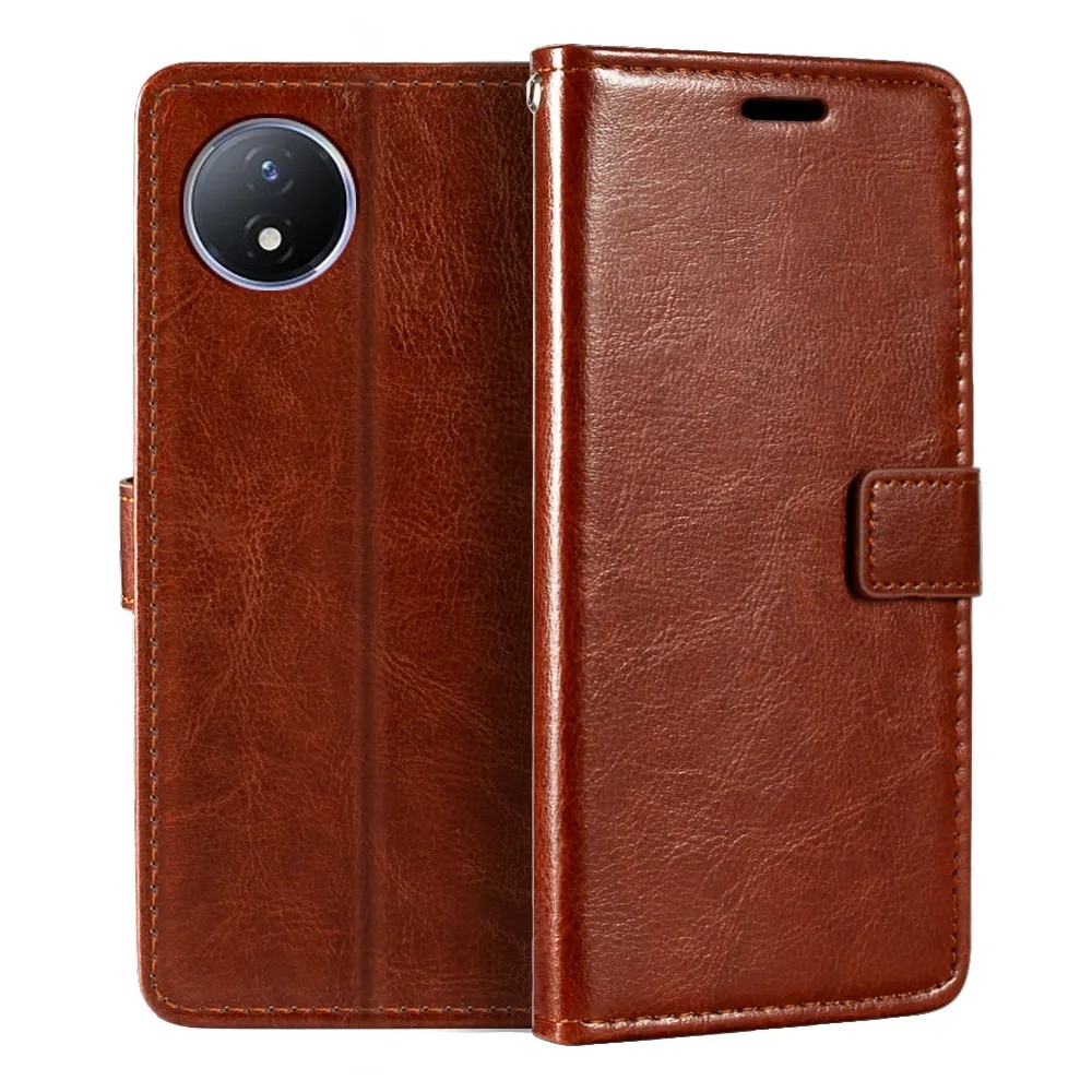 เคสโทรศัพท์สําหรับVivo Y02A Y02 Y02T 4G V2213 V2254 V2252 V2236Aกระเป๋าสตางค์PUหนังสําหรับVivo Y11 2