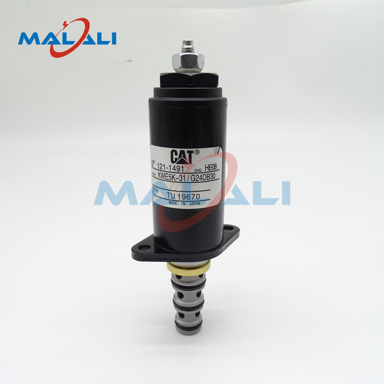 MalaliKOVAX 121-1491 KWE5K-31/G24DB30 Excavator Solenoid Valve สําหรับ E320B/E320D
