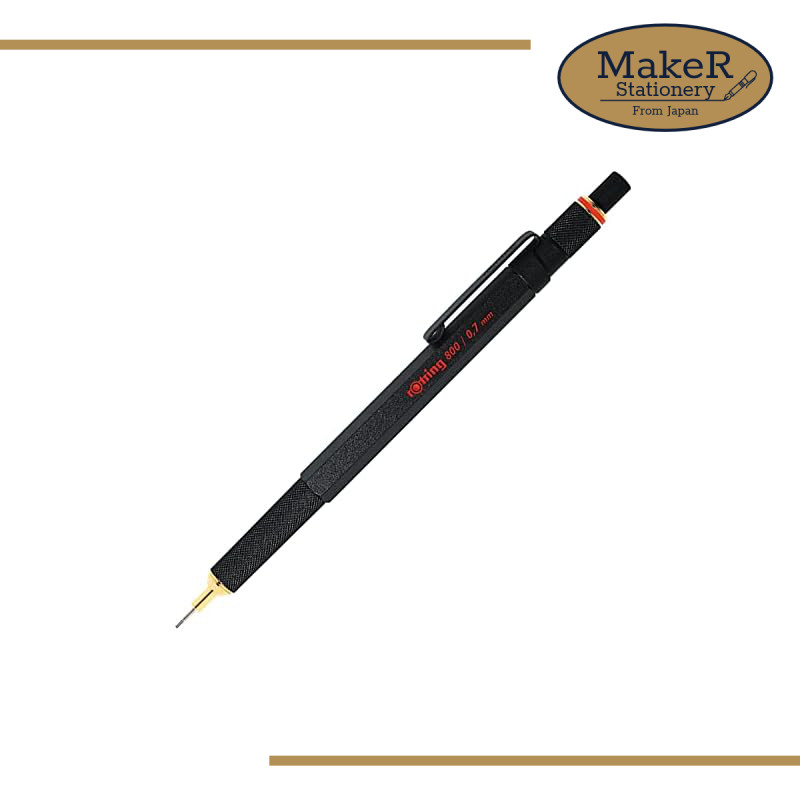 Rotring 800 Mechanical Pencil 1904446 0.7mm Black/ From Japan
