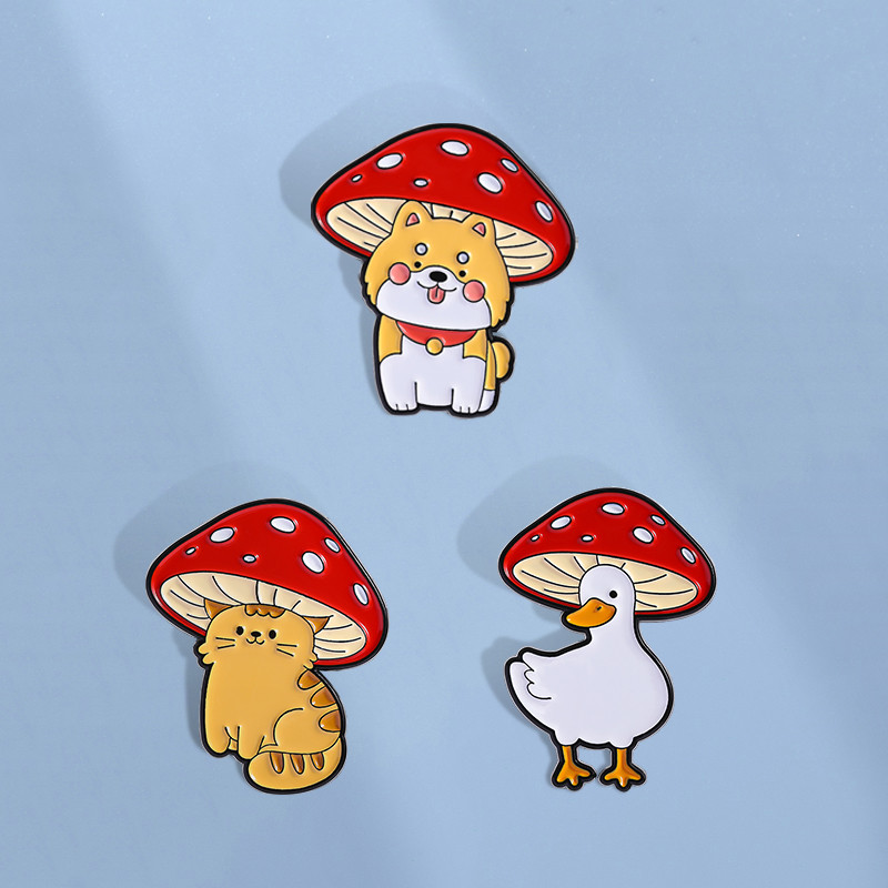 เข็มกลัดน่ารักแบบการ์ตูน ลายสัตว์เช่น แมว เป็ด และคอร์กี้ พร้อมป้ายกระเป๋าเป้สะพายหลัง เป็นของขวัญที่เหมาะสมสำหรับเด็ก