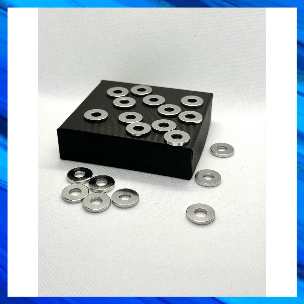 แหวนเรียบมีเนียม #10 (หนา 2 มิล) / #10 เล็ก / #12