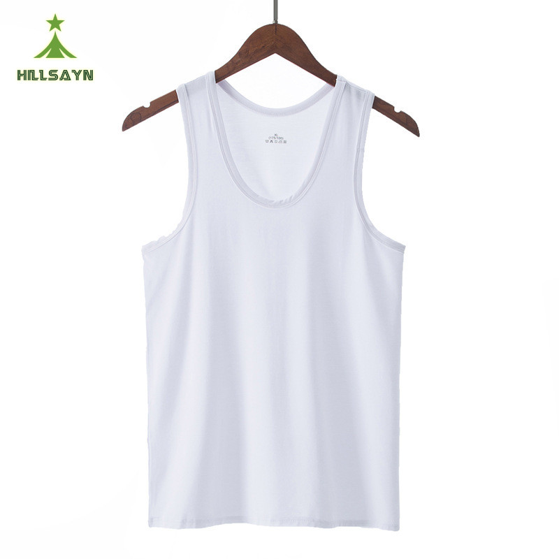 ส่งภายใน 3-4 วัน เสื้อกั๊กและเสื้อยืดแขนกุดสำหรับผู้ชาย แบบสบายๆ มีความ breatbable