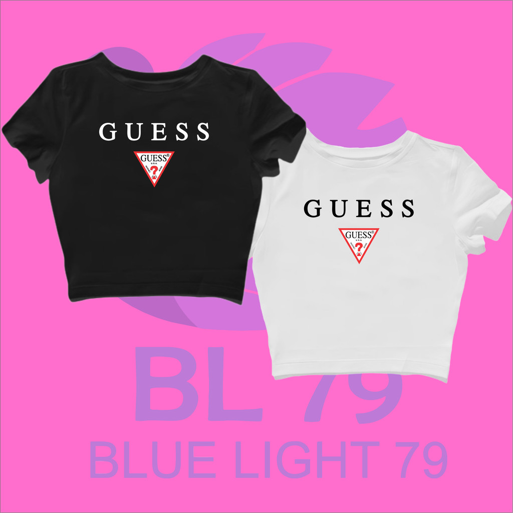 CROP TOP BRAND (GUESS)| BABY TEE BRAND INTERNATIONAL | เสื้อครอป TEE GUES | GRUNGE GRUNGE GRUNGE GRU