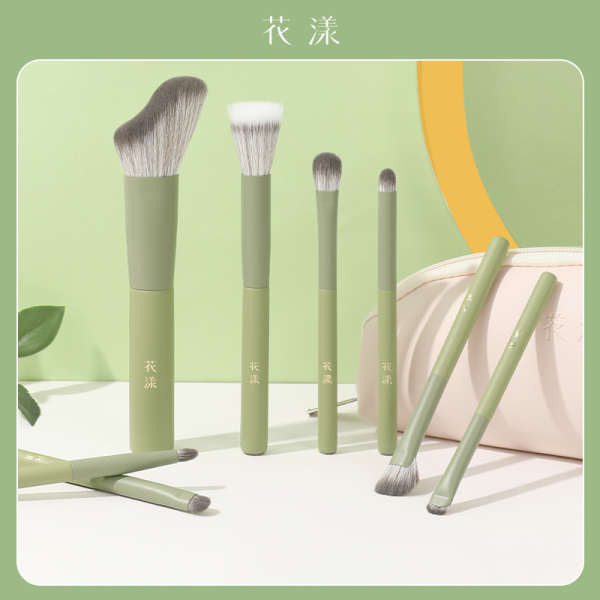 แปรง hourglass toner pad laglace Huayang Matcha Latte 8แปรงแต่งหน้าชุดแปรงแปรงซ่อมแซมแปรงอายแชโดว์มื