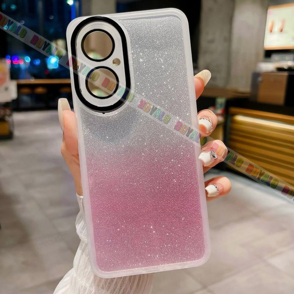 สําหรับ Nova Y73 สําหรับ Huawei Nova Y73 Y 73 NovaY73 HuaweiNovaY73 เคสโทรศัพท์ซิลิโคนฟอยล์ Bling Gl