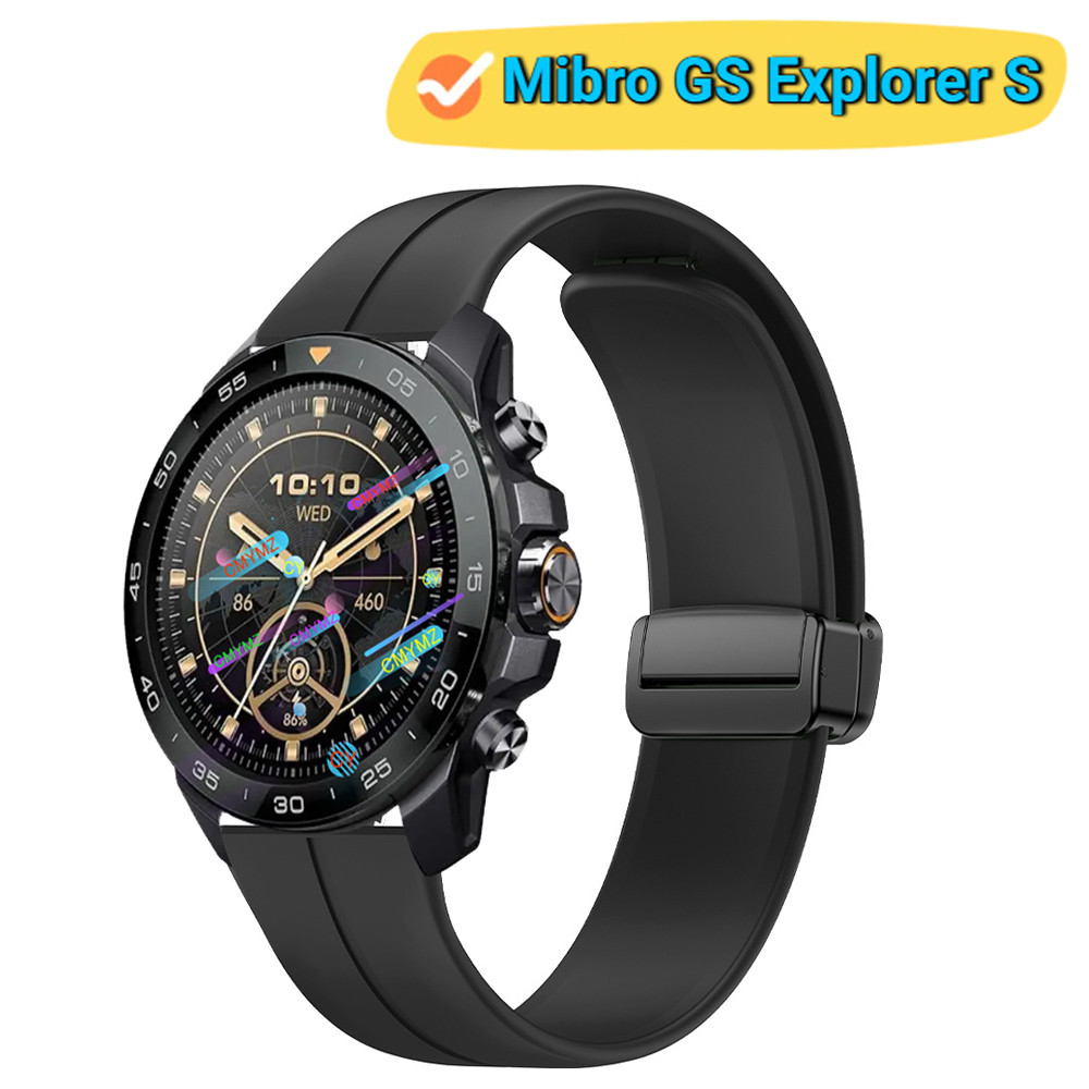 Mibro GS Explorer S strap สายซิลิโคน Mibro watch GS Explorer S strap สายรัดข้อมือกีฬา