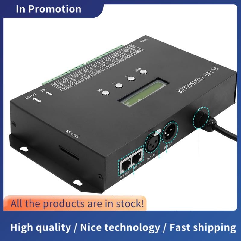 WiFI LED Pixel Controller Artnet to SPI รองรับซอฟต์แวร์ LAN Synchronny SD Card DMX512 คอนโซล (H807SA