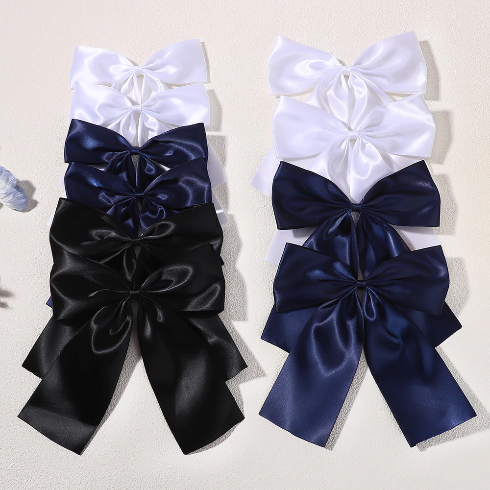 1pc สาวสไตล์บัลเล่ต์โบว์ผูกผมยาวริบบิ้นกิ๊บสาวหวานครึ่งผูกผม Headwear แฟชั่นแฟชั่นเครื่องประดับผม thumbnail 7