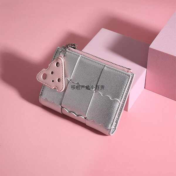 กระเป๋าตัง ใส่บัตร perota กระเป๋าสตางค์ใบสั้นกระเป๋าใส่บัตรกระเป๋าใส่บัตรหลายใบสำหรับผู้หญิงแบบออลอิ