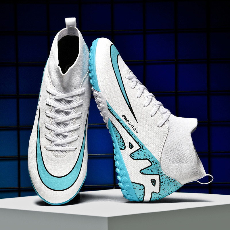 รองเท้าฟุตบอลบุรุษสําหรับเด็กการฝึกอบรม Studded Fast Soccer Cleats รองเท้าฟุตบอลกันลื่นสําหรับ Man S