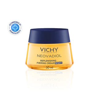 วิชี่ VICHY NEOVADIOL REPLENISHING FIRMING CREAM NIGHT ครีมฟื้นบำรุงสู่ผิวดูอ่อนเยาว์แข็งแรงและสุขภาพดี สูตรกลางคืน 50ml