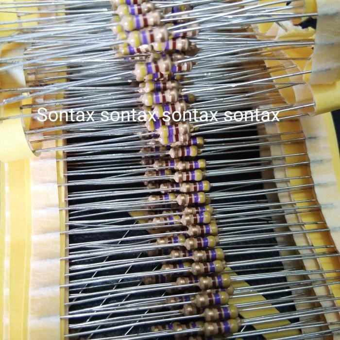 (READ DESCRIPTION!!) 470ohm 470 ohm ตัวต้านทาน werstan r 1/4 0.25 w วัตต์ 5% taiwan