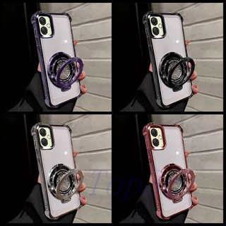 เคส Samsung A07 A06 A05 A04 A04E ถุงลมนิรภัยสี่มุมป้องกันการตก เคสโทรศัพท์โปร่งใสพร้อมขายึด CDSJ