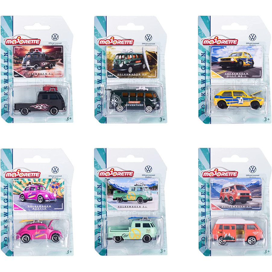 212055004 MAJORETTE VW The Originals Premium Cars (OLD CASE - CHOOSE MODEL MESSAGE)