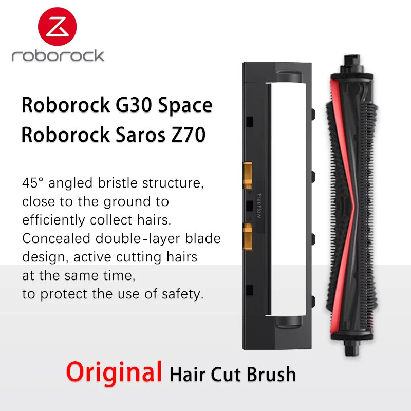Original Roborock G30 Space Roborock Saros Z70 ตัดผม Anti-Tangle Roller แปรงอุปกรณ์เสริม