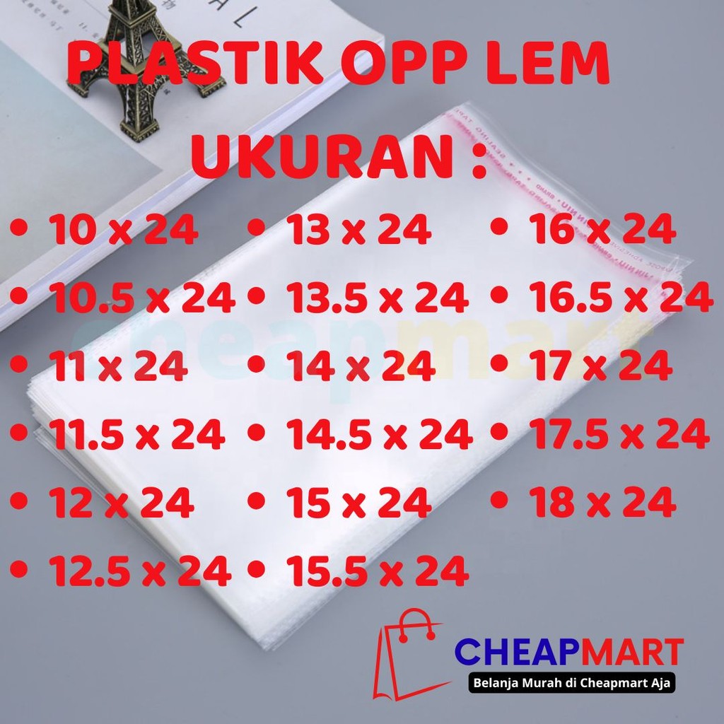 [Min3] (02) กาวพลาสติก OPP 17mic เนื้อหาพลาสติกแก้ว 100 แผ่น ราคาคุณภาพดีที่สุด